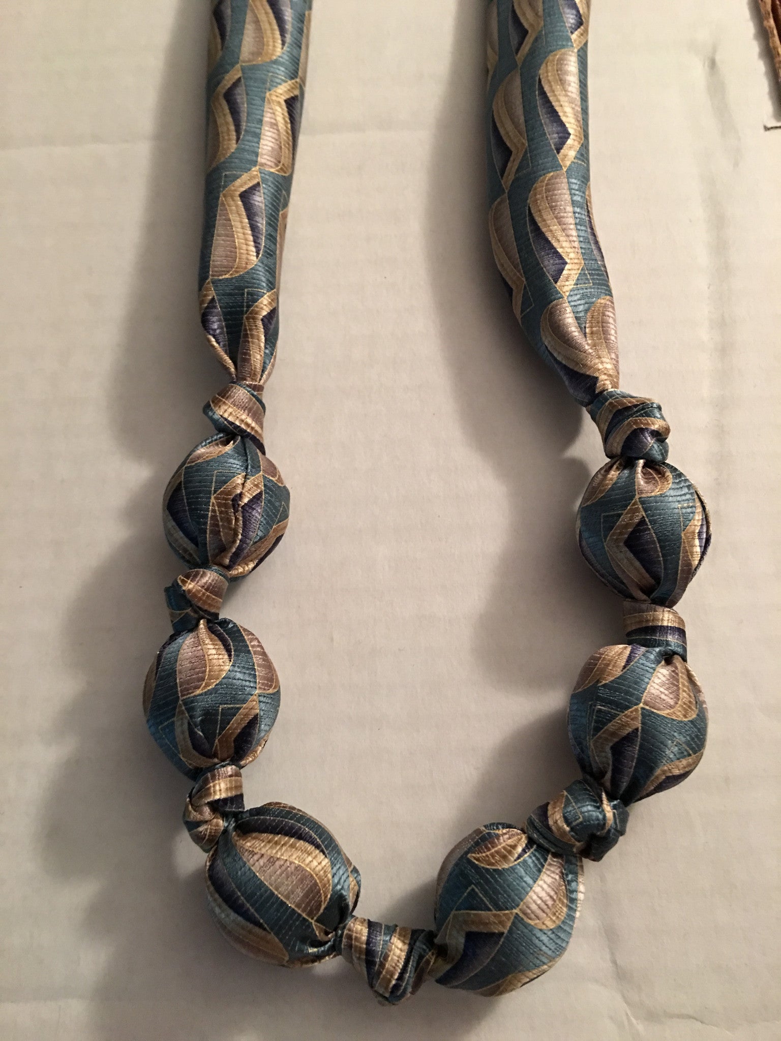 Up Cycled Tie Necklace