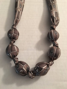Up Cycled Tie Necklace