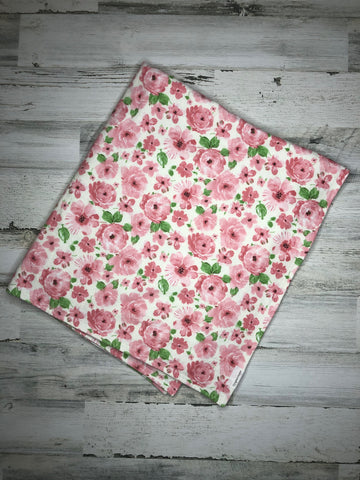 Whimsical Floral Flannel Blanket
