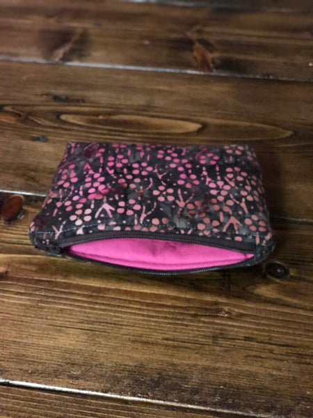Essential Oil Bag - Brown/Pink Flowers