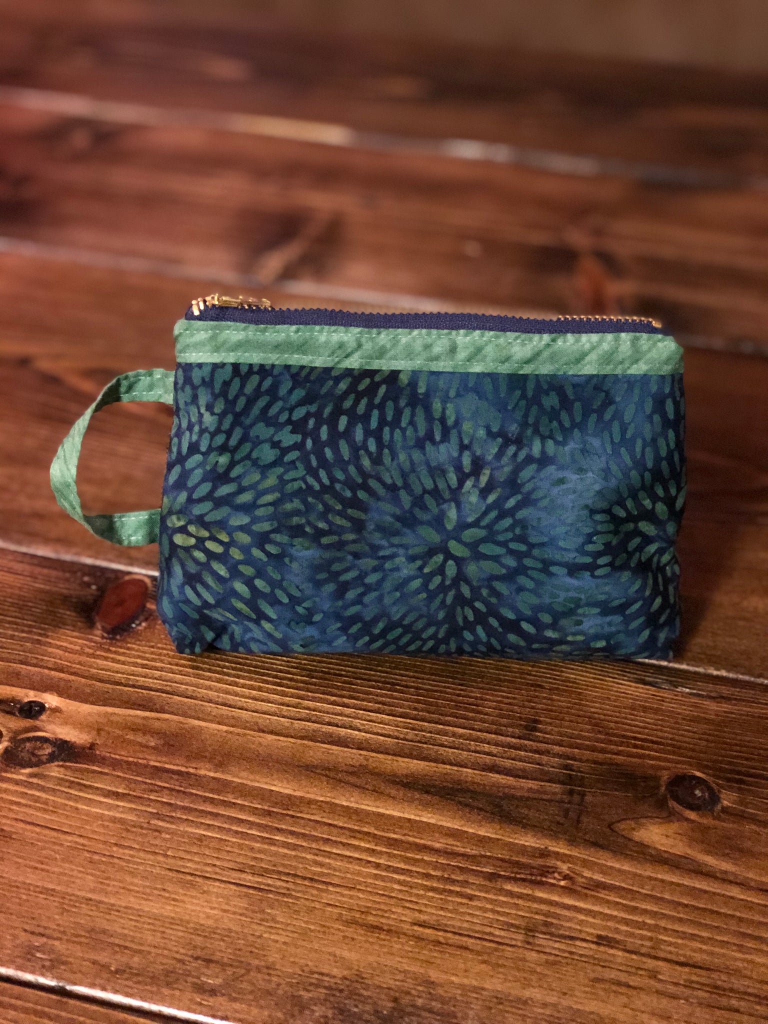 Essential Oil Bag - Navy/Green