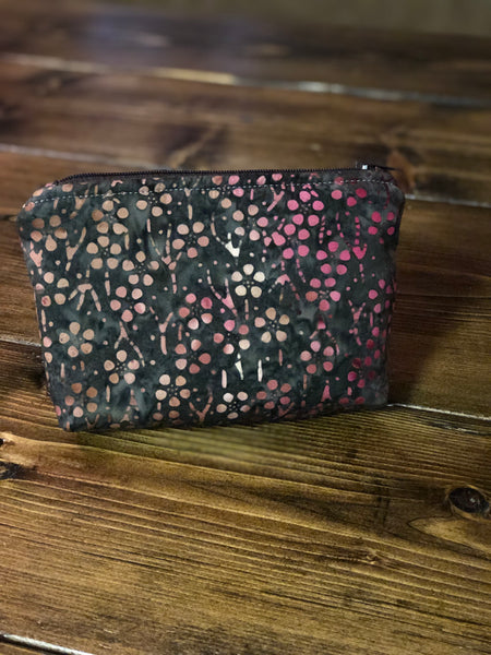 Essential Oil Bag - Brown/Pink Flowers
